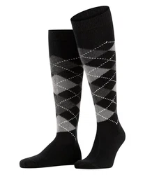Burlington Kniestrümpfe Preston Schwarz
