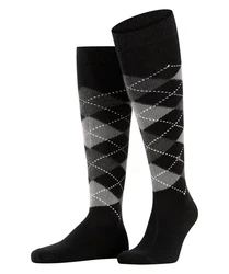 Burlington Kniestrümpfe Preston Schwarz
