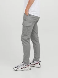 Jack & Jones Cargohose JJIMarco JJJoe Hellgrau/Grau/Khaki