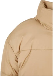 Urban Classics Herren Short Big Puffer Jacket (1-St) Khaki/Braun/Beige