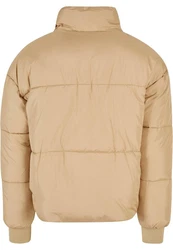 Urban Classics Herren Short Big Puffer Jacket (1-St) Khaki/Braun/Beige