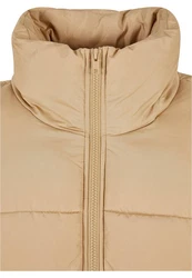 Urban Classics Herren Short Big Puffer Jacket (1-St) Khaki/Braun/Beige