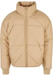 Urban Classics Herren Short Big Puffer Jacket (1-St) Khaki/Braun/Beige