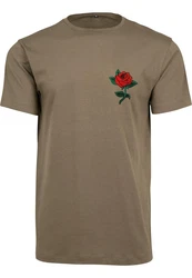 Mister Tee T-Shirt Rose Tee Rosa/Khaki/Braun/Rot