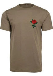 Mister Tee T-Shirt Rose Tee Rosa/Khaki/Braun/Rot