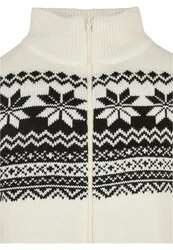 Brandit Herren Cardigan Norweger (1-tlg) Beige/Weiß/Creme
