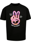 Upscale by Mister Tee Live in Peace Tee Grün/Orange/Rosa/Schwarz