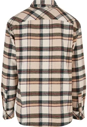Urban Classics Herren Checked Mountain Shirt Beige/Braun