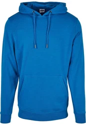URBAN CLASSICS Sweatshirt Urban Classics Herren Basic Terry Hoody Blau/Hellblau