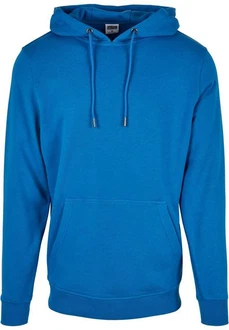 URBAN CLASSICS Sweatshirt Urban Classics Herren Basic Terry Hoody Blau/Hellblau
