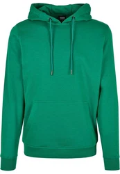 URBAN CLASSICS Sweatshirt Urban Classics Herren Basic Terry Hoody Grün/Türkis/Dunkelgrün