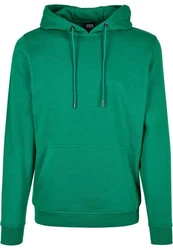 URBAN CLASSICS Sweatshirt Urban Classics Herren Basic Terry Hoody Grün/Türkis/Dunkelgrün