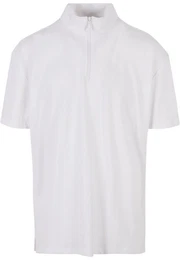 T-Shirt Herren Boxy Zip Pique Tee (1-tlg)
