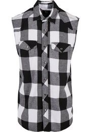 Jerseyweste Herren Checkshirt Sleeveless (1-tlg)