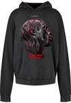 Upscale by Mister Tee Kapuzensweatshirt Herren Flying High Oversize Hoody (1-tlg) Schwarz/Rot/Dunkelgrau/Grün