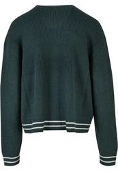 Urban Classics Strickjacke Dunkelgrün/Grün