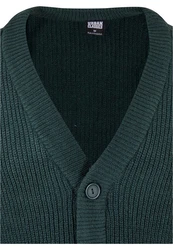 Urban Classics Strickjacke Dunkelgrün/Grün