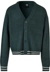 Urban Classics Strickjacke Dunkelgrün/Grün