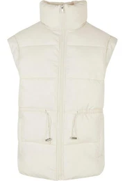 Jerseyweste Damen Ladies Waisted Puffer Vest (1-tlg)