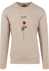 MisterTee Rundhalspullover MisterTee Herren Lost Youth Crewneck Rose