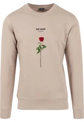 MisterTee Rundhalspullover MisterTee Herren Lost Youth Crewneck Rose