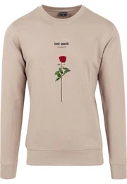 Rundhalspullover Herren Lost Youth Rose Crewneck (1-tlg)