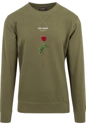 MisterTee Rundhalspullover MisterTee Herren Lost Youth Crewneck Rose