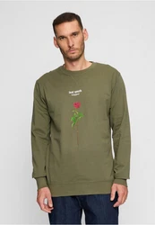MisterTee Rundhalspullover MisterTee Herren Lost Youth Crewneck Rose