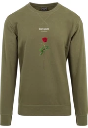 Rundhalspullover Herren Lost Youth Rose Crewneck (1-tlg)
