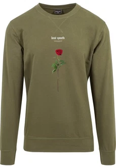 MisterTee Rundhalspullover MisterTee Herren Lost Youth Crewneck Rose