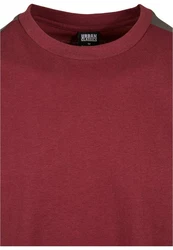 URBAN CLASSICS T-Shirt Urban Classics Herren Active Tee Dunkelrot/Bordeaux/Rot
