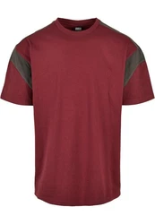 URBAN CLASSICS T-Shirt Urban Classics Herren Active Tee Dunkelrot/Bordeaux/Rot