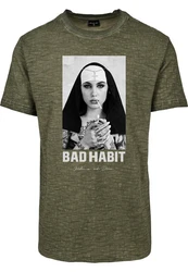 Mister Tee Herren Bad Habit Tee (1-tlg) Dunkelgrün/Grün