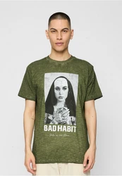 Mister Tee Herren Bad Habit Tee (1-tlg) Dunkelgrün/Grün