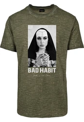 Mister Tee Herren Bad Habit Tee (1-tlg) Dunkelgrün/Grün