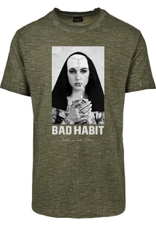 Mister Tee Herren Bad Habit Tee (1-tlg) Dunkelgrün/Grün Mister Tee Herren Bad Habit Tee (1-tlg) Dunkelgrün/Grün