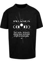 MisterTee Moon Phases Tee (1-tlg) Schwarz