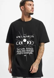 MisterTee Moon Phases Tee (1-tlg) Schwarz