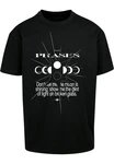MisterTee Moon Phases Tee (1-tlg) Schwarz