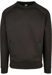 Urban Classics Rundhalspullover Raglan Zip Pocket Crew Grau/Dunkelgrau/Dunkelbraun/Braun/Khaki/Dunkelgrün/Schwarz