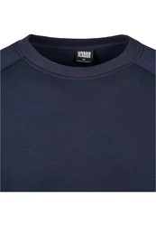 Urban Classics Rundhalspullover Raglan Zip Pocket Crew Dunkelblau/Blau
