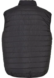 URBAN CLASSICS Jerseyweste Light Bubble Vest (1-tlg) Schwarz/Grau