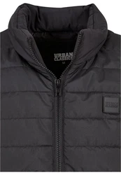 URBAN CLASSICS Jerseyweste Light Bubble Vest (1-tlg) Schwarz/Grau