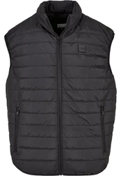 URBAN CLASSICS Jerseyweste Light Bubble Vest (1-tlg) Schwarz/Grau