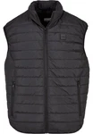 URBAN CLASSICS Jerseyweste Light Bubble Vest (1-tlg) Schwarz/Grau