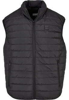 URBAN CLASSICS Jerseyweste Light Bubble Vest (1-tlg) Schwarz/Grau