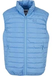 URBAN CLASSICS Jerseyweste Light Bubble Vest (1-tlg) Hellblau/Blau