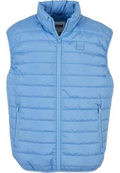 URBAN CLASSICS Jerseyweste Light Bubble Vest (1-tlg) Hellblau/Blau