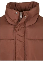 Urban Classics Herren Short Puffer Jacket (1-St) Braun/Rot