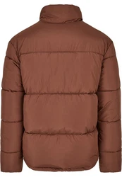 Urban Classics Herren Short Puffer Jacket (1-St) Braun/Rot